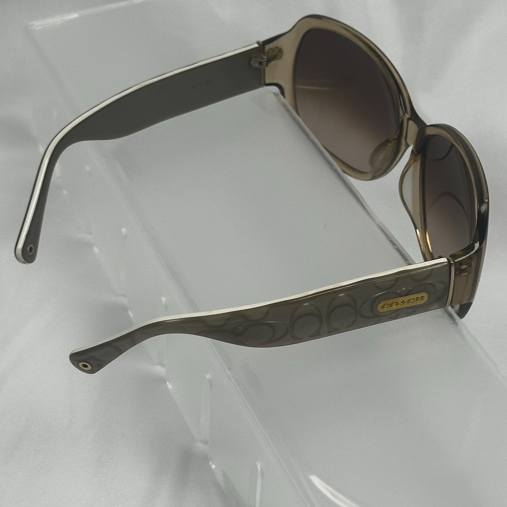 Coach Odessa S822 Sand Brown Beige Sunglasses Frames 58-15 125 Women 17299 - Picture 7 of 16